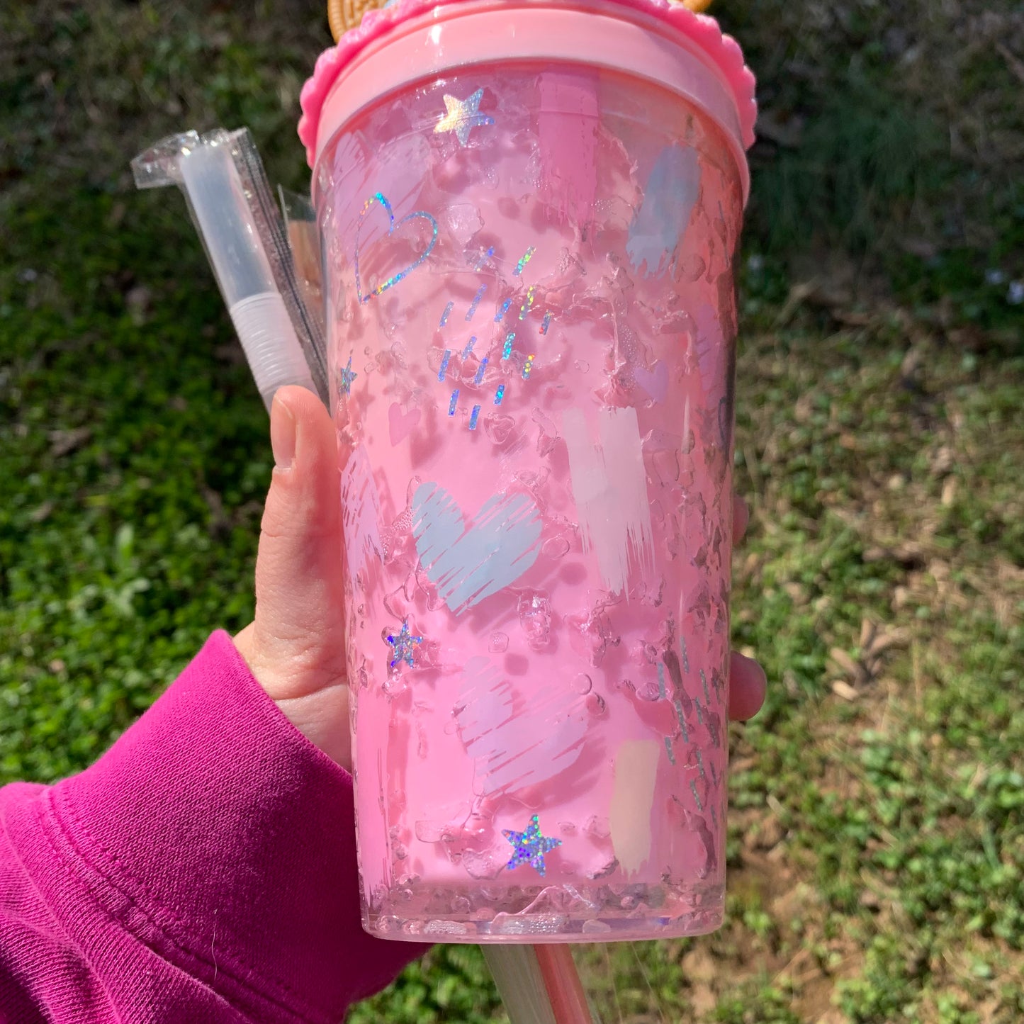 16oz Cookie Mouse Ears Milkshake Cup