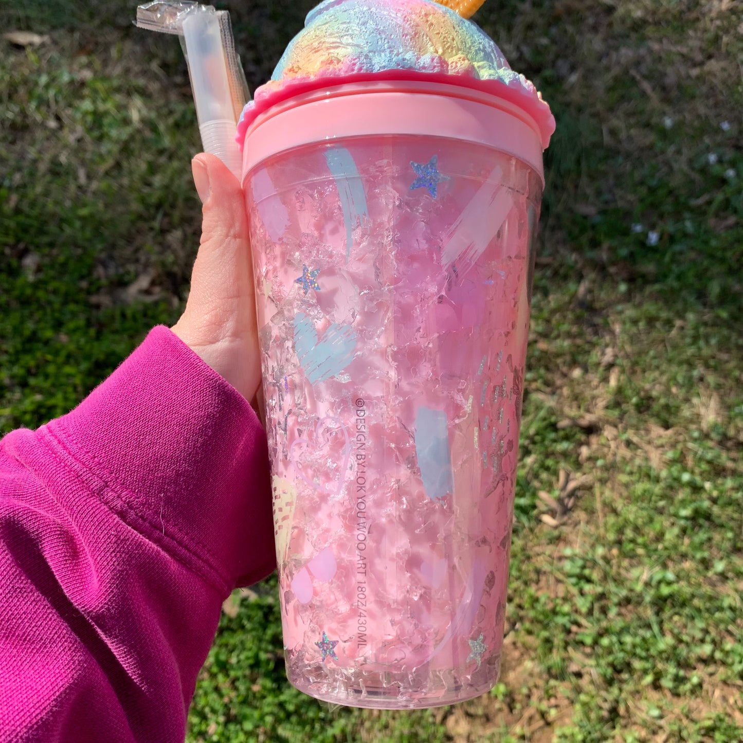 16oz Cookie Mouse Ears Milkshake Cup