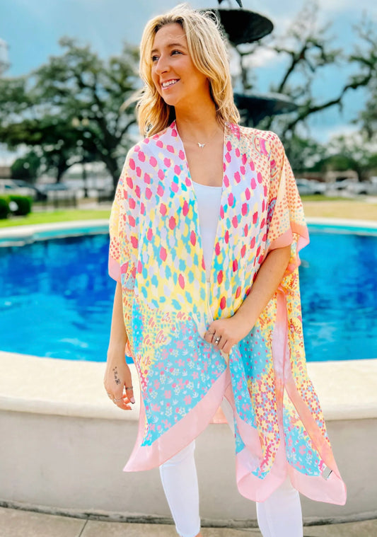 Memphis Printed Kimono